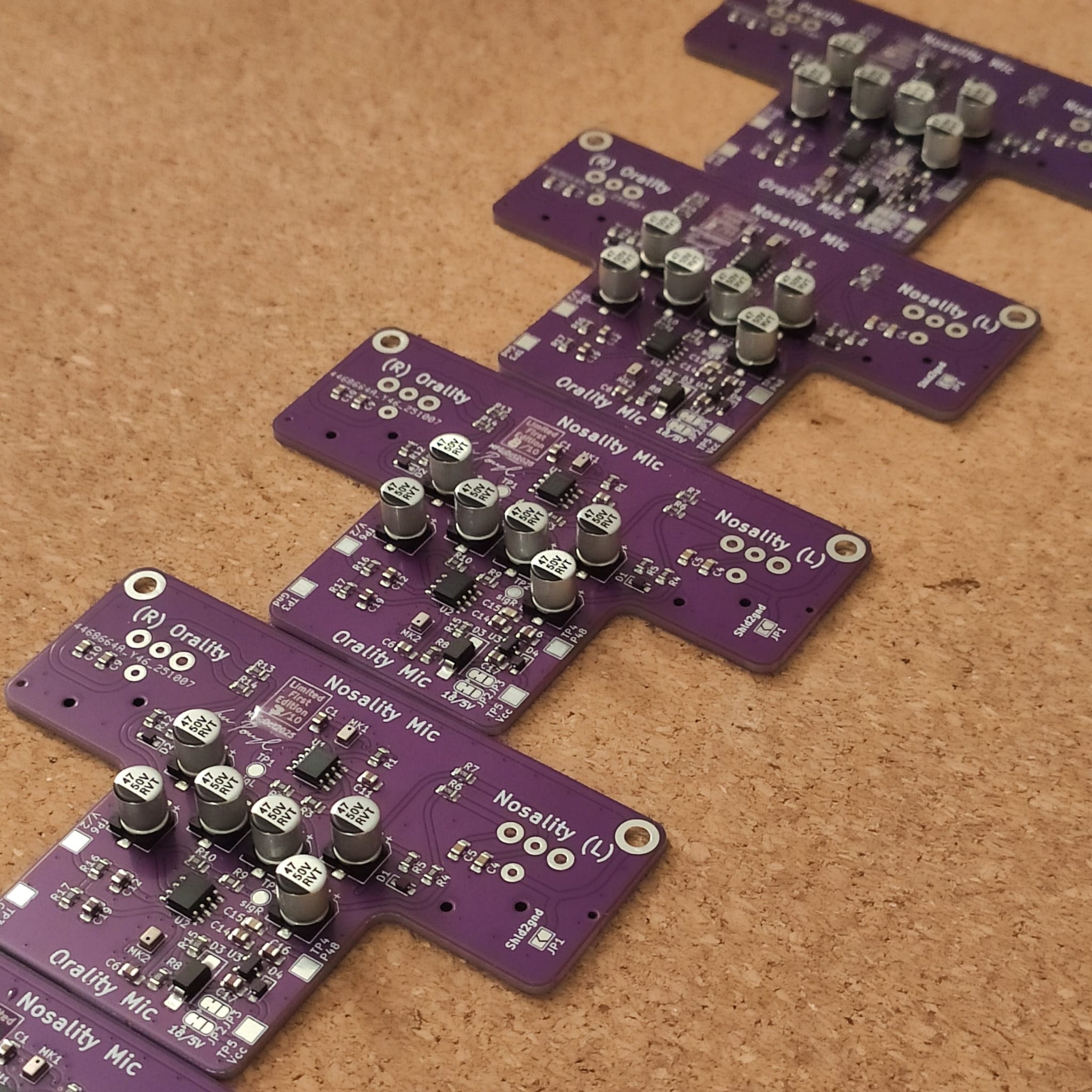Nosey MEMS devices as received from manufacturer