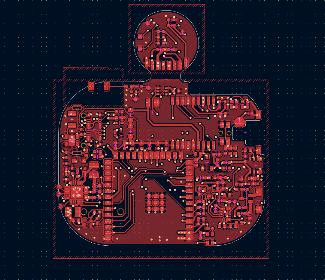 Main PCB copper layer 1 (top)